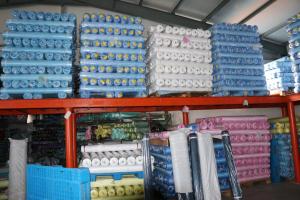 Wholesale Advanced 110GSM 5mm Grid Anti-Static Grid ESD Fabric For Cleanroom Garments from china suppliers