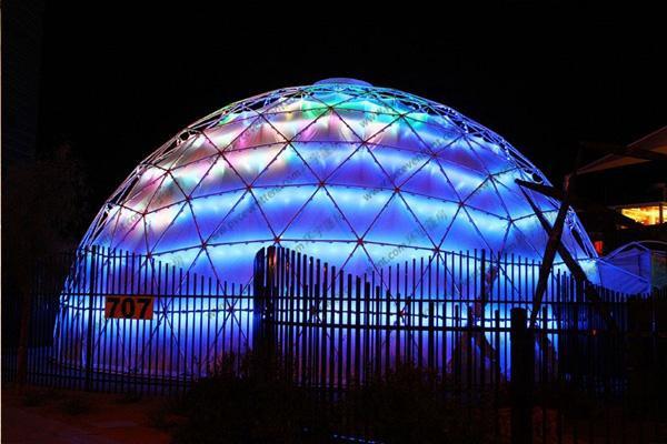 Lightweight Large Geodesic Dome Tent , Festival Geo Dome Camping For Big