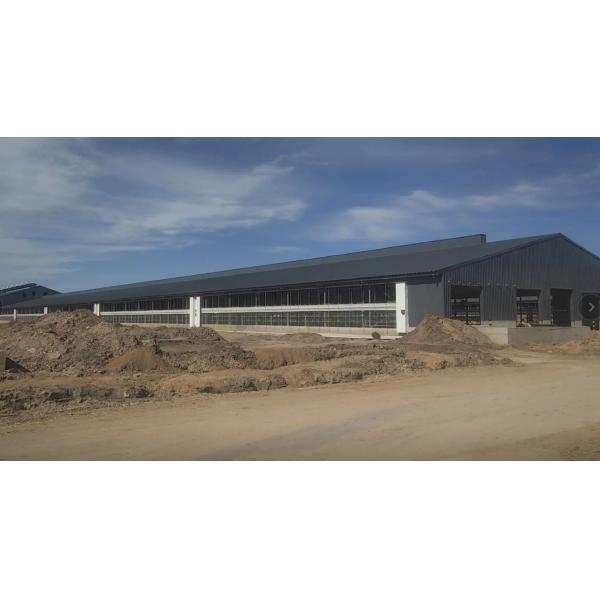 Steel Structure Prefab Agricultural Buildings Intelligent with Large Span Space