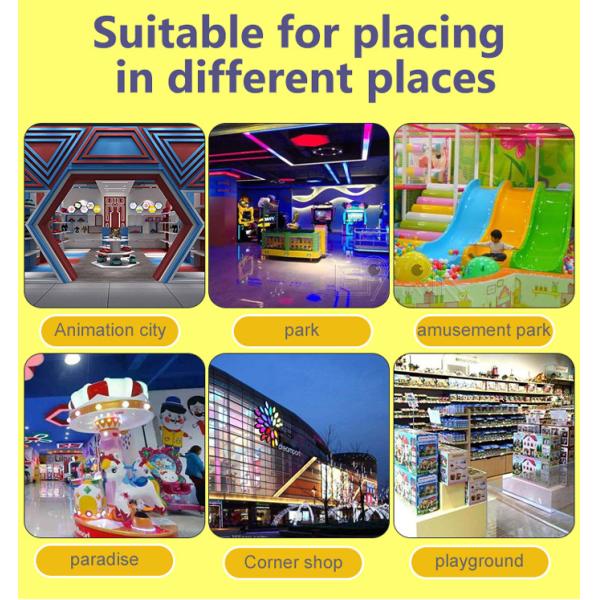 Halloween Eve Coin Operated Shooting Game Machine For Children