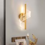 JYLIGHTING Modern Luxury Transparent Wall Light Acrylic Metal Wall Lamp For
