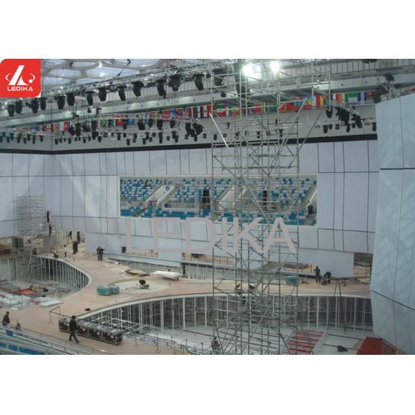 Aluminum Lighting Scaffolding Layer Truss Tube Truss System For Trade Show