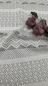 Wholesale Luxury 100% Cotton Leafy White Lace Wave Stripe Effect For Women's Ladies Wedding Evening Dresses from china suppliers