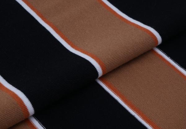 Sweat-Absorbing Refreshing Skin-Friendly Anti-Wrinkle Crisp Striped Knit Fabric