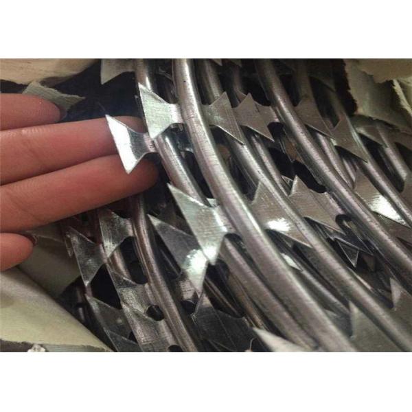 High Strength Galvanized Anti-Climb Welded Barbed Razor Wire Mesh Fence