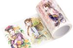 Japanese Anime 65g Foil Tape Stickers For Notebook