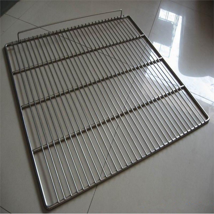 Uniform Weave Stainless Steel Bbq Grill Mesh Round Roast Net No Static Charge