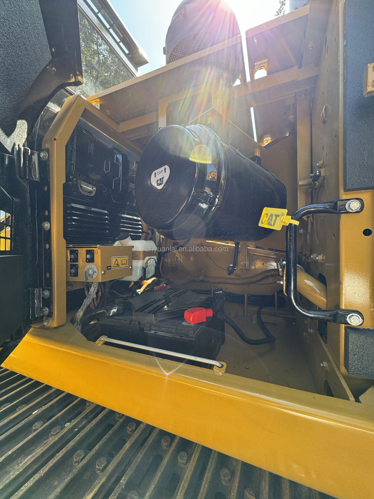 Original Hydraulic Cylinder Second Hand CAT326D2 Excavator With And Soft Steel Design