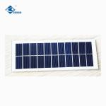 0.8W Portable Glass Solar Panel Charger ZW-13248 Poly Glass Laminated Solar