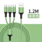 Nylon Braided 3ft 6ft 10ft 3 In 1 Usb 3.0 Charger Cable Micro Usb Type C Fast