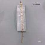Europe Stainless Steel Designer Jewelry White Shell Inlaid Pig Nose Chain