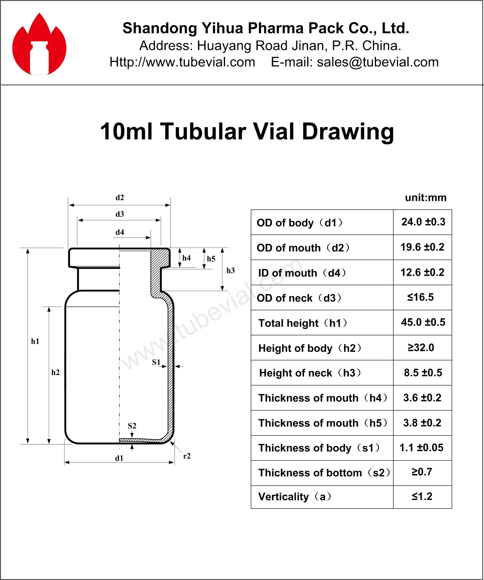 ISO Standard 10ml Injectable Pharmacy Premium Micro Glass Bottle Jar