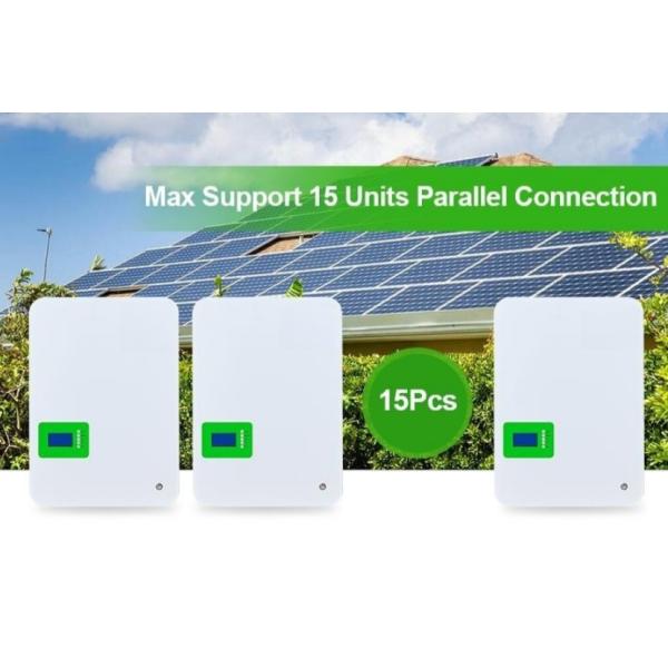 Wall Mounted Lifepo4 Lithium Ion Solar Battery 48V 50ah 100ah 200ah 5KWh 10KWh