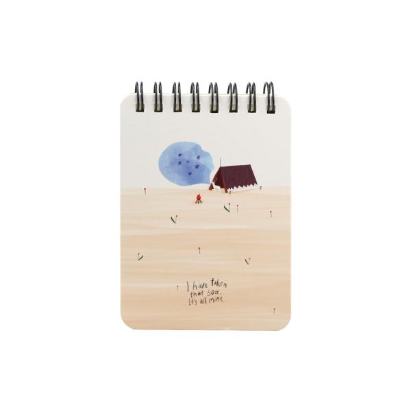 White Kraft Custom Spiral Bound Notebook Hardcover Offset Printing 80gsm