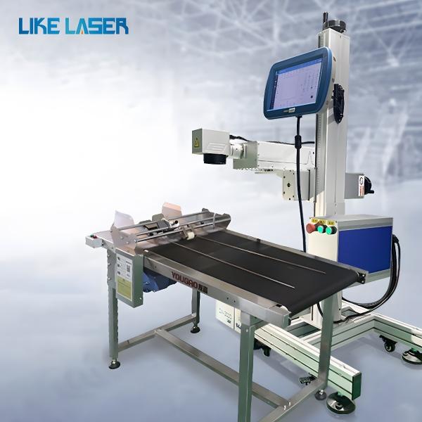 CE Certified CO2 Flying Laser Marking Machine for Fruit Food Medicine Package