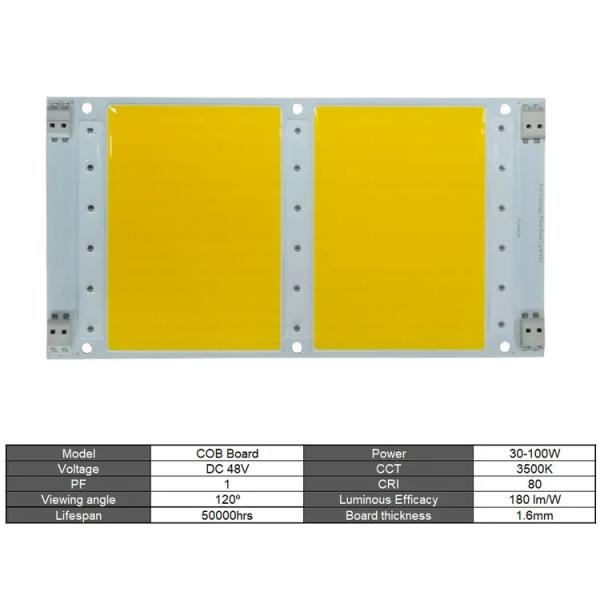AC220V COB LED Module Inverted Cob Light Source Waterproof 100W