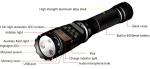 1080P Police Flashlight DVR On-site Enforcement Audio Recorder Night Patrol