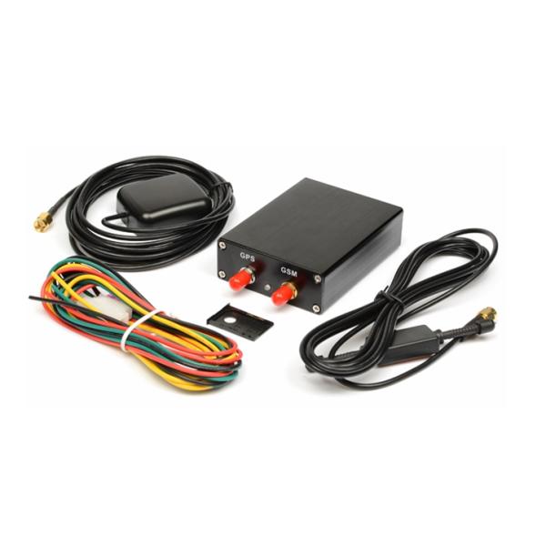 Black GPS Tracker Device Support Panic Function And Power Off Alert