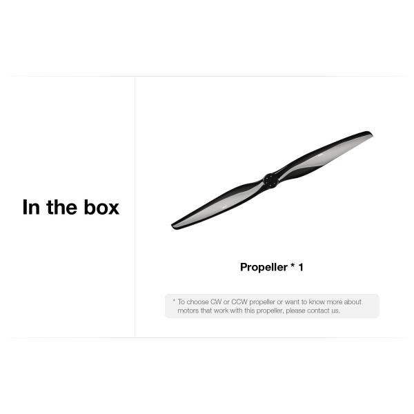 47 Inch 2 Blade CW CCW CF Propeller For Paramotor Multi Rotor Drone