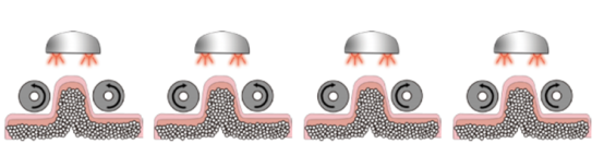 Touchscreen 5 In 1 vacuum cavitation Machine For Stretch Marks