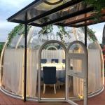 Prefab Cabin Transparent Dome Tent Luxury Clear Bubble Dome House For Party