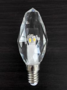 Wholesale 3W LED Crystal Candle Light K5 crystal housing 220V E14 dimmable from china suppliers