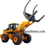 Capacity 12 Ton 22 Ton Forklift Loader Big Diameter Timber Grapple Log Loader