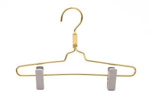Wholesale Betterall Beautiful Plastic Clips Pant Usage Metal Gold Hanger from china suppliers