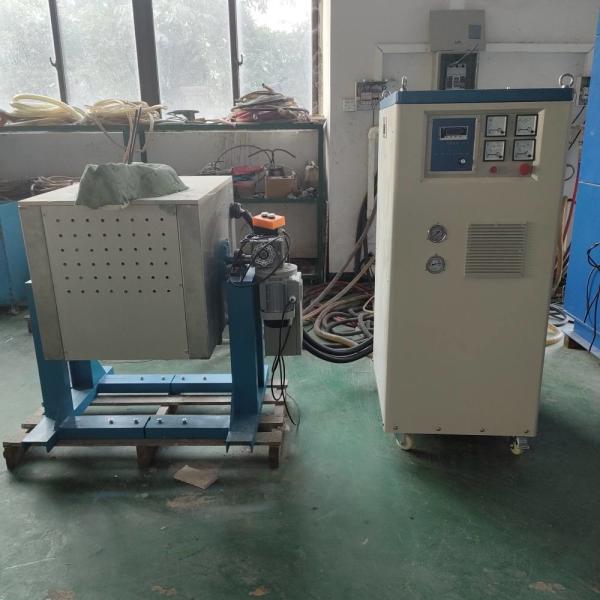 160KW Medium Frequency Induction Furnace 100kg Iron Melting Induction Furnace