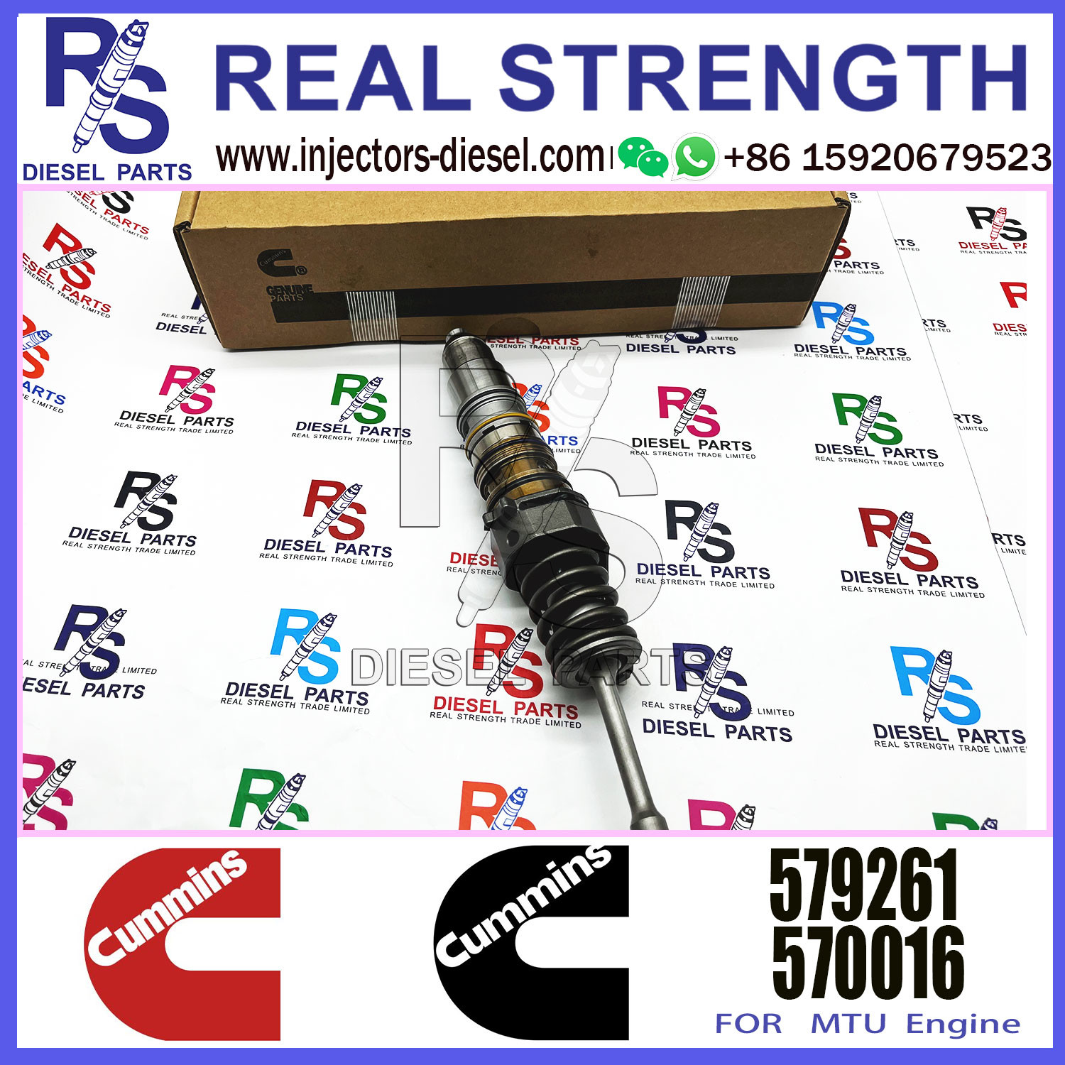 Fuel Injectors 1511696 1764365 579263 579261 1499257 1521978 570016 1521977 1846349 For Cummins