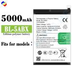 BL-5ABX Battery Replacement For Infinix 3.87V 5000mAh High Capacity Dual IC