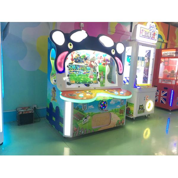 1 - 2 Player 32" HD LCD Screen Cow Game Machine For Entertainment Park