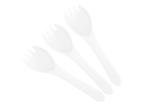 165mm 171mm PLA Biodegradable Disposable Utensils For Canteen