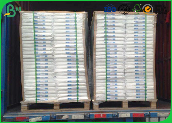 Office Using Woodfree Uncoated Mechanical Paper In Roll / Ream Size Customized