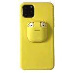 2 In 1 IPhone Soft Silicone Phone Case With Earphone Caps