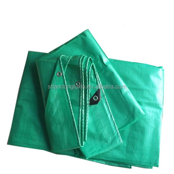UV Resistant Green PE Tarpaulin for Rain and Sunshine Protection in Coated