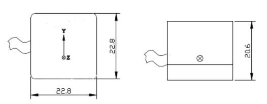 GSACC204M MEMS Accelerometer with ±1 g Range ≤ 0.005 s Start-Up Time and 2.5±0.1 V Bias for Precision Sensing