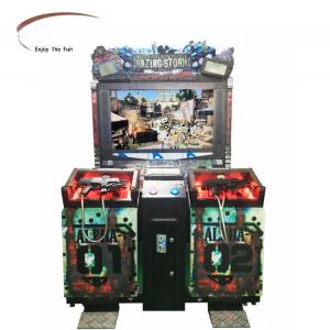 Wholesale Coin Pusher Powerful Razing Storm Game Shooter Arcade Machine Two Players from china suppliers