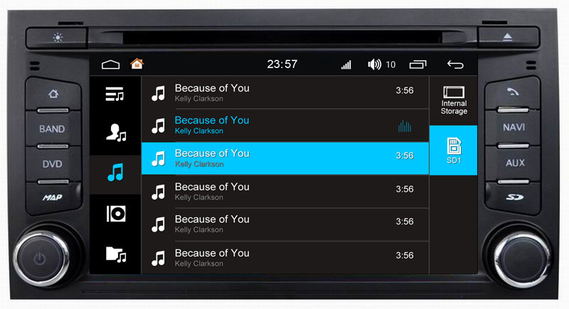 Ouchuangbo car radio stereo android 7.1 for Seat leon 2013 with 3g wifi BT SWC gps navi 1080P Video