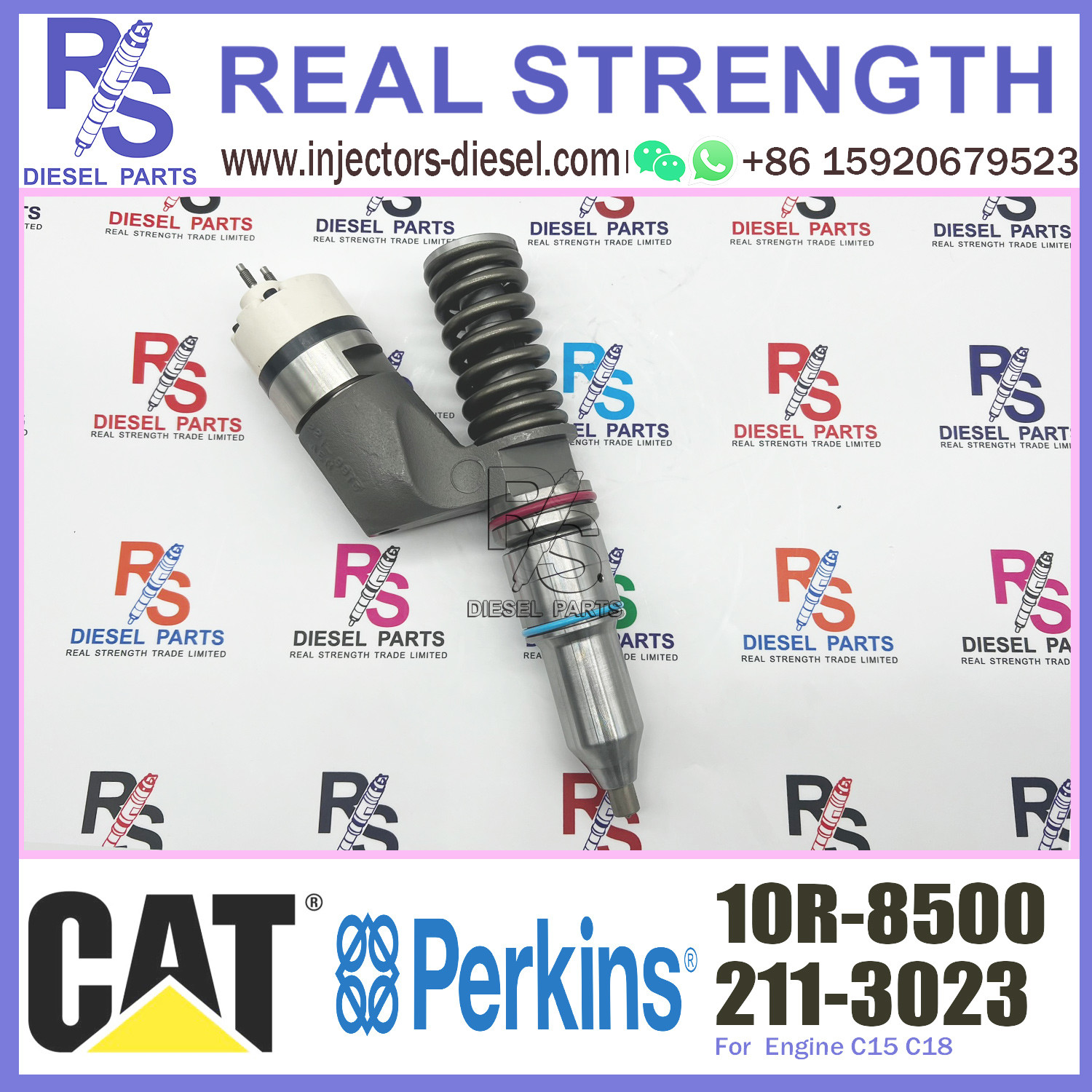 common rail injector 211-3023 10R-0957 10R-8500 10R-8501 for Caterpillar Engine C-15/C-16/3406E