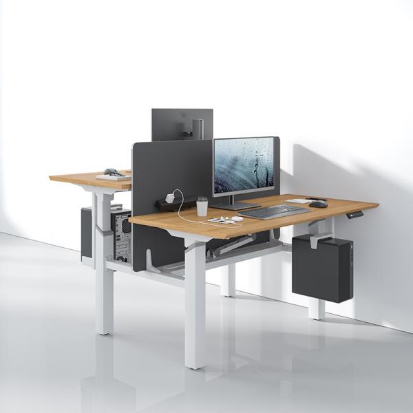Wood Ergonomic Sit Stand Table Electric Height Adjustable Standing Desk