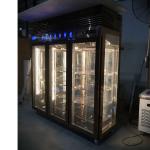 three swing door 2200mm Upright Fridge Freezer for Beer