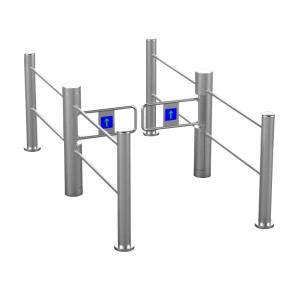 Wholesale Mechanical / Automatic Supermarket Swing Gate Turnstile 12 Months Warranty from china suppliers