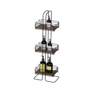Wholesale Standing Bathroom Organizer Multi-function Iron Wire Rack Stainless Steel Shower Caddy from china suppliers