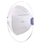 Non Woven Fabric Kn95 Disposable Breathing Mask Headwear White CE / FDA