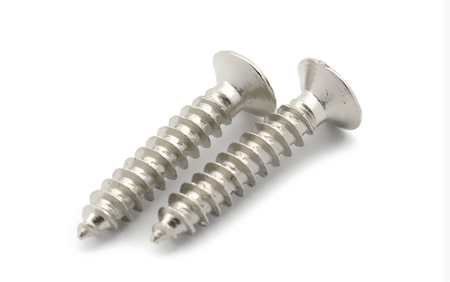 DIN7982 Stainless Steel Phillips Drive Flat Head Self Tapping Screws Countersunk Head Pointed Screws