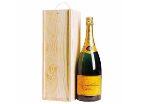 Wholesale Rectangle Fashional Solid Pine Wooden Storage Box Unfinished With Wine Holder from china suppliers