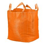 Orange Flat Bottom Super Sack Bag Filling Spout Top / Full Open Top Available