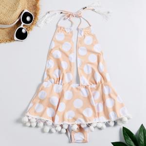 Wholesale Tiered Layer Tie a Knot Front Top With Low waist Bikini swimsuit high cut from china suppliers