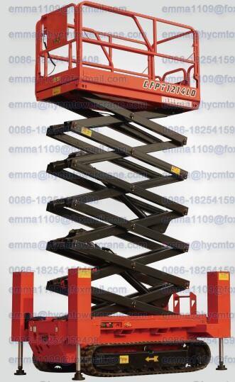 CFPT1214LDS Mobile Hydraulic Crawler Scissor Lift with Outrriger EWX FOB CIF